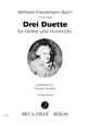 Three Duets (Drei Duette for violin and violoncello) cover